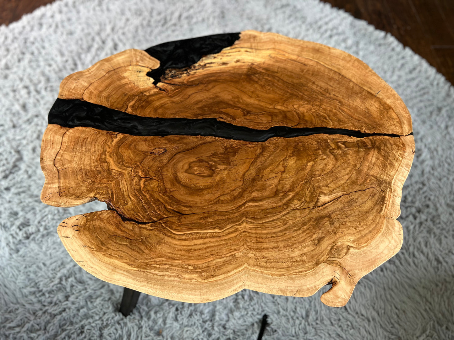 Rare Oak Burl Coffee Table